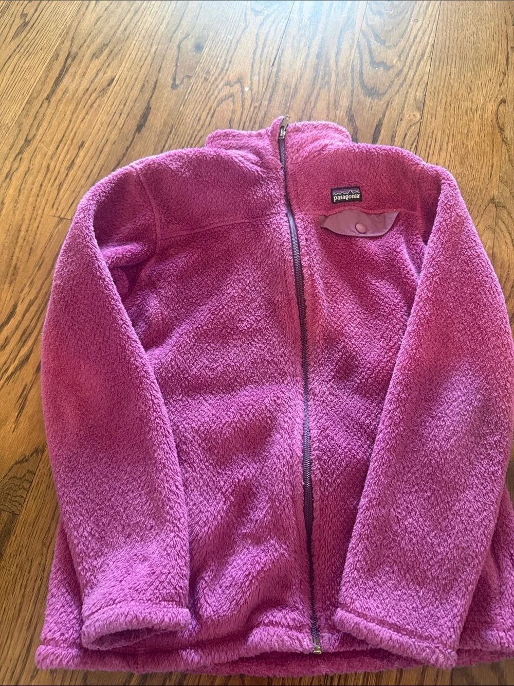 Patagonia Kids Pink Fleece Jacket
